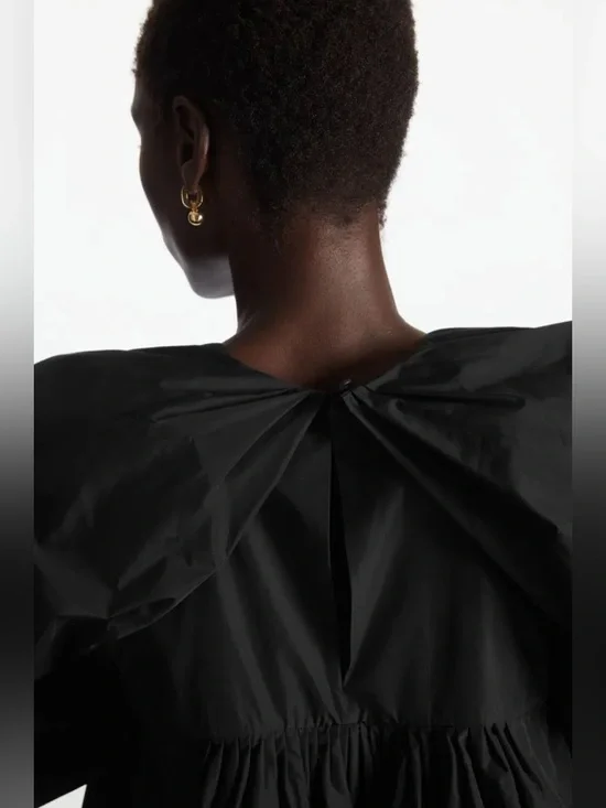 COS VOLUMINOUS A-LINE MINI DRESS - Picture 5 of 13